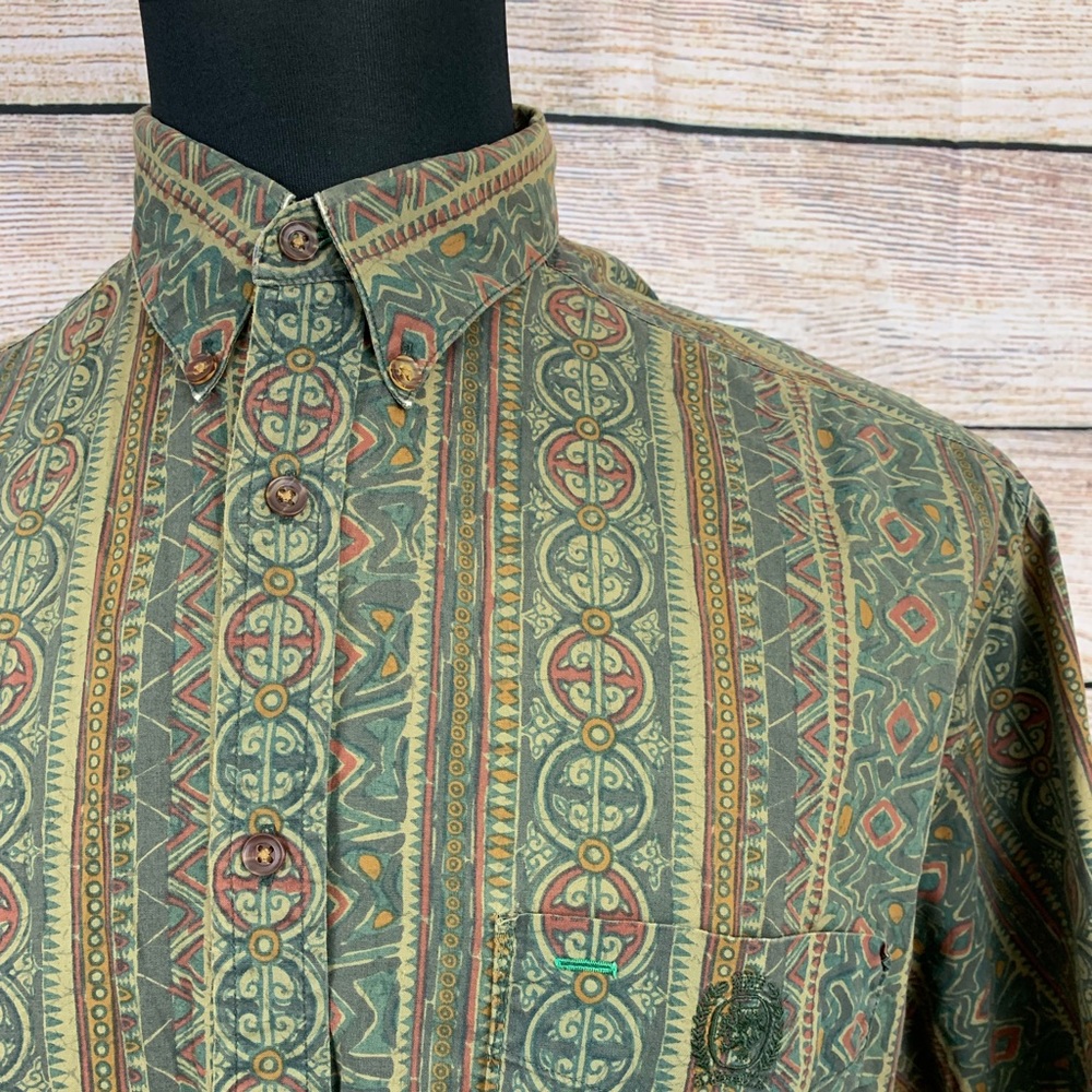 Vintage Tommy Hilfiger army surplus button front